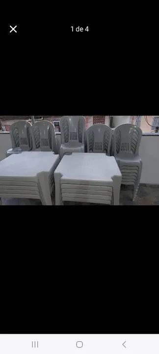 Conjunto de Cadeiras e Mesas para Comercio