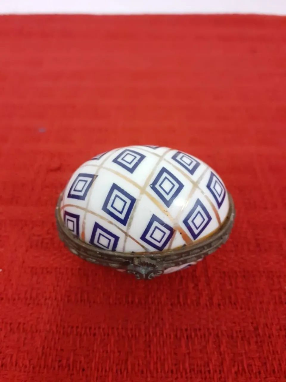 Mini Porta Jóias de Porcelana