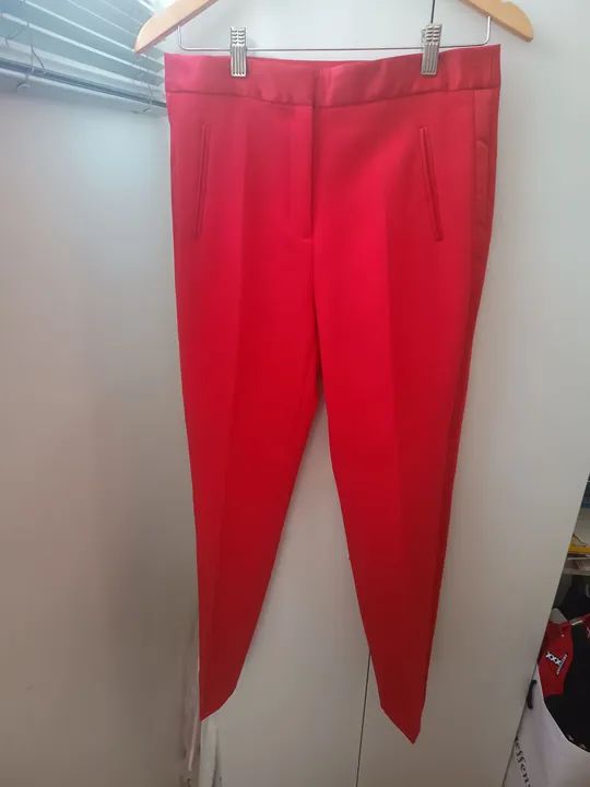 Calça Zara Basics Social Vermelha  - Foto 4