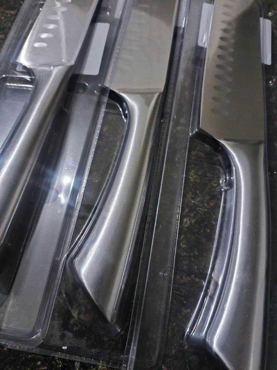 Facas de Cozinha - 22cm - Importada Japonesa - aço inox - Foto 3