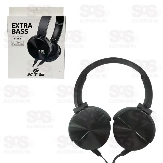Fone De Ouvido Com Fio Jbl Xb-450 Extra Bass Headphone 