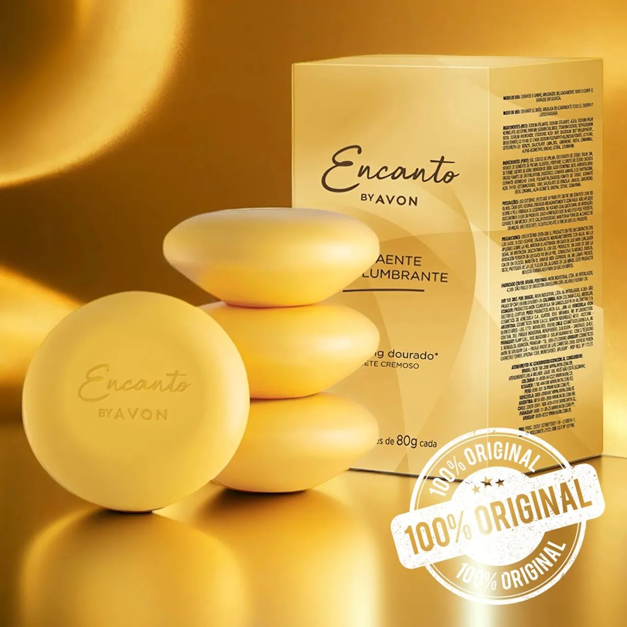 CAIXA DE SABONETES ENCANTO - AVON