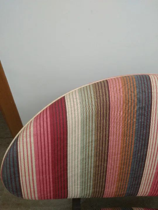 KIT com 3 Poltronas Decorativas Miller Pérola Imbuia - Foto 6