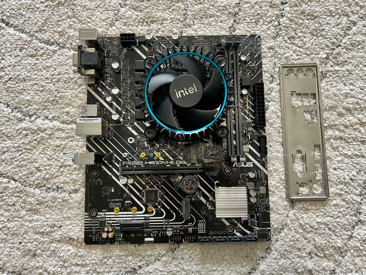 Kit I3 12100f + Placa mãe H610M-E D4