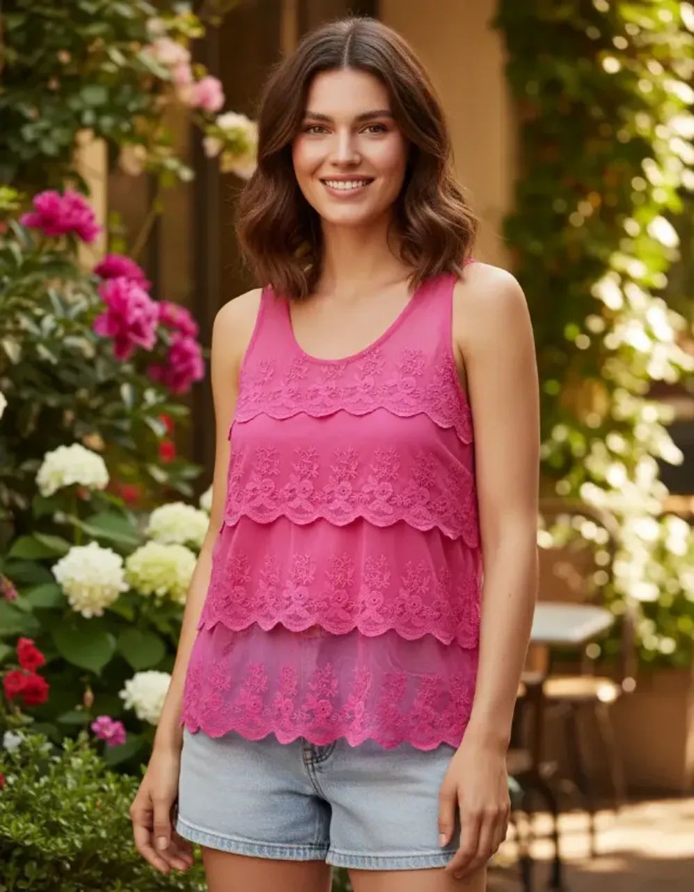 Blusa Feminina Hering Confortável E Estilosa - Foto 4