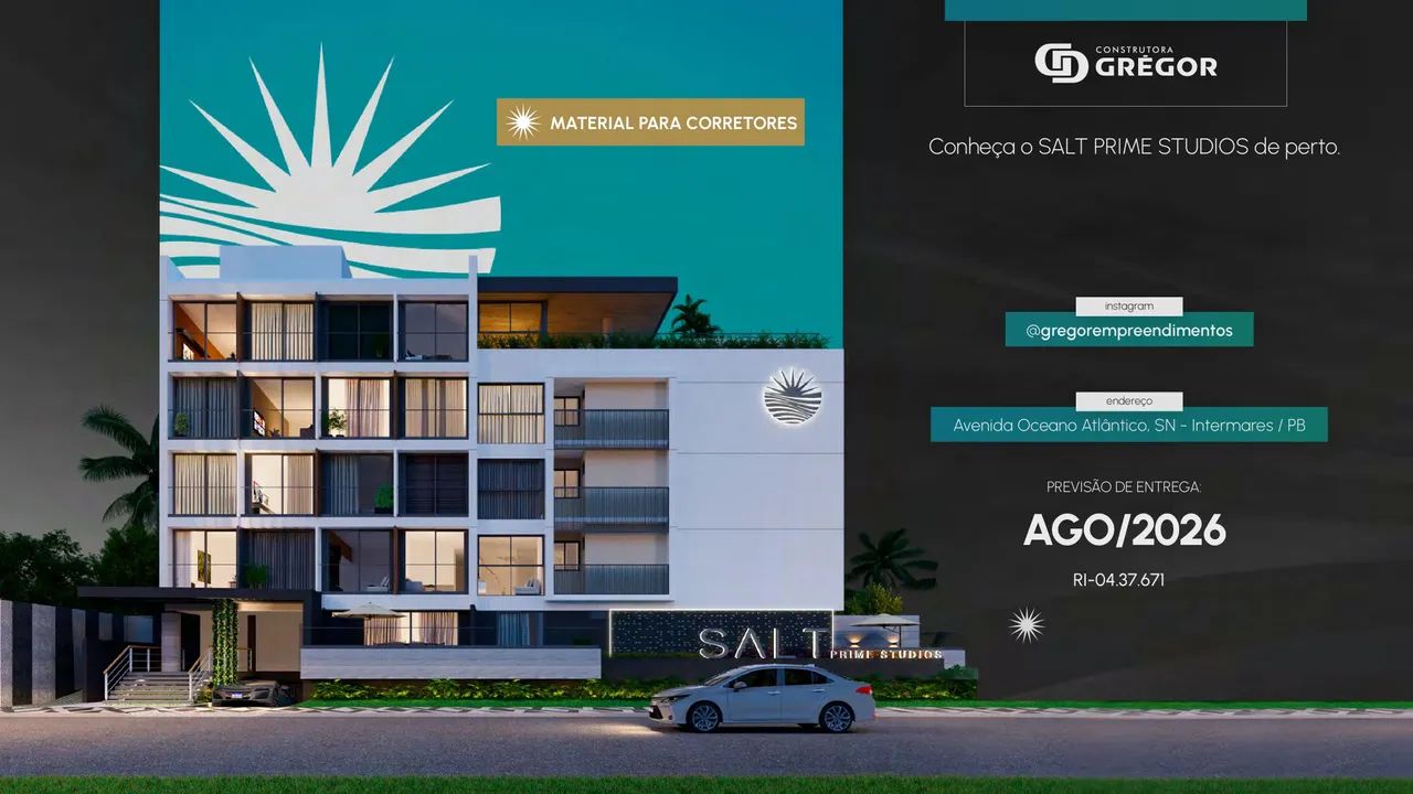 Studios Frente Mar C/38,28m² Térreo com área externa 23,53m² + 13,75m² - Foto 2