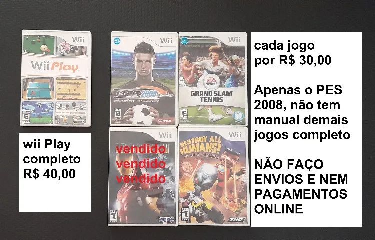 Jogos originais de Nintendo Wii Jogos de Vídeo Game Tanque
