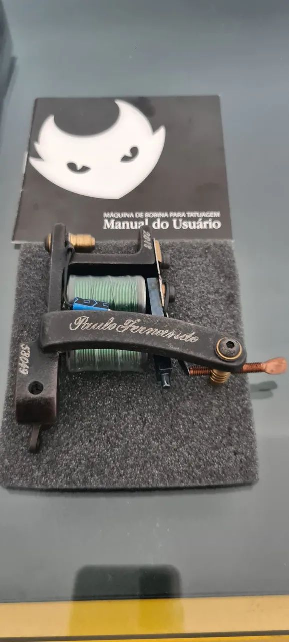 Máquina tatuagem bobina Electric Ink Paulo Fernando Bulldog Shader - Foto 5