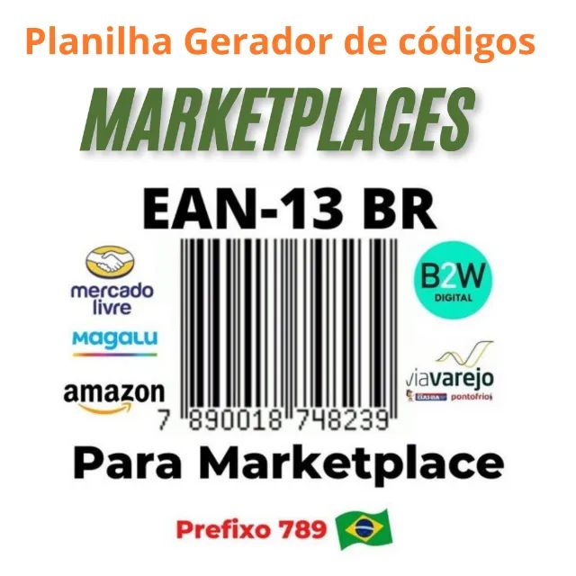 Planilha Gerador Codigo De Barras Ean13