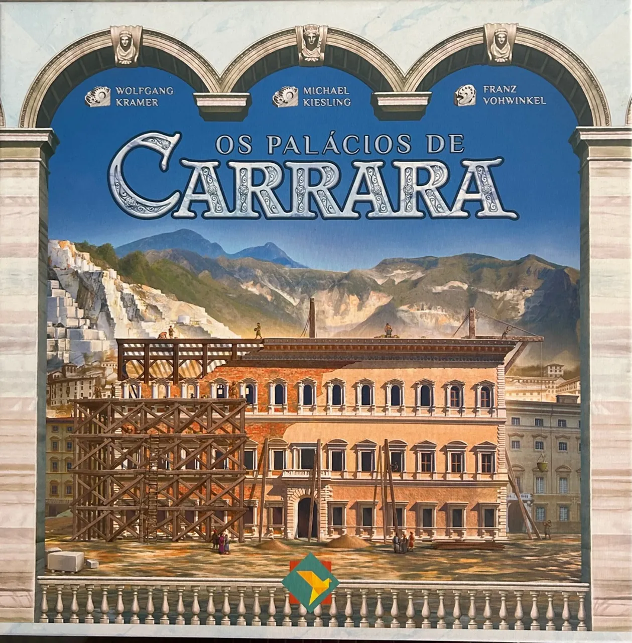 Jogo de tabuleiro Os Palácios de Carrara (perfeito estado)