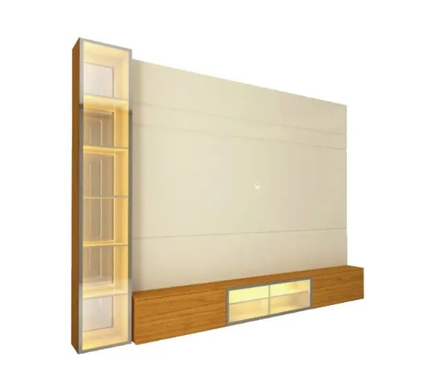 sala home rack com cristaleira - Foto 2