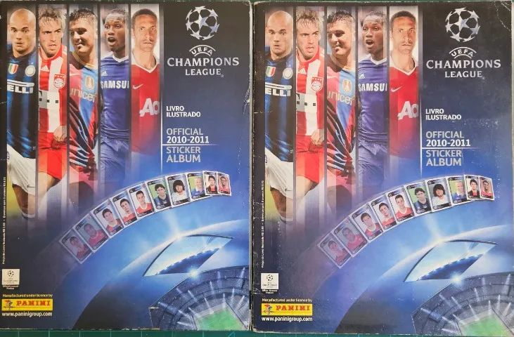 Álbum Champions League 2010-2011 - Capa Normal.