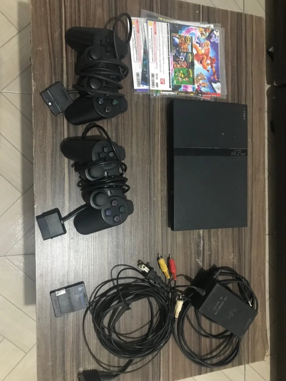 PlayStation 2 Completo com Jogos e Acessórios