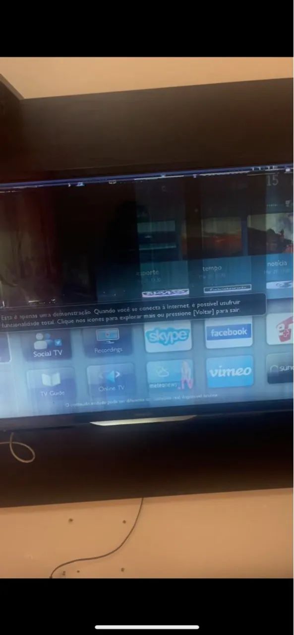 Tv smart 43 com defeito no display - Foto 2