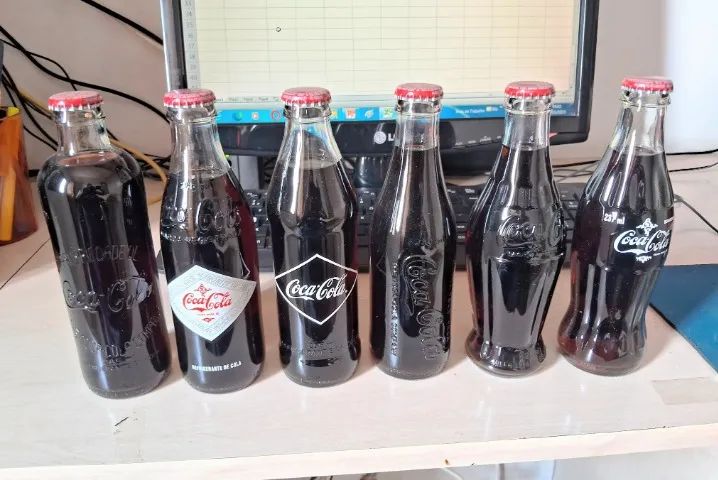 Coleção de garrafas vintage da Coca Cola - Foto 3