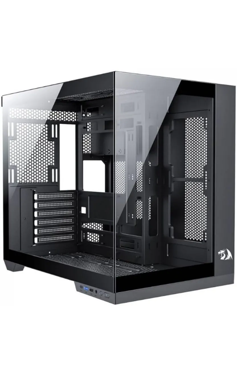 Gabinete Gamer Redragon Wideload Pro Black