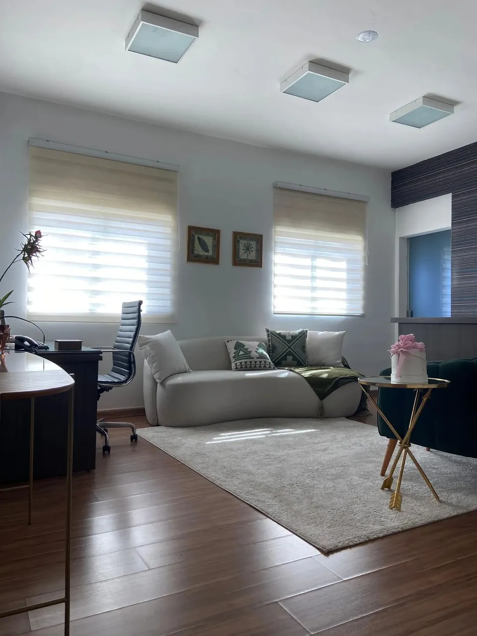 Sala para comercial montada para consultório, Setor Bueno T-8, com 24m².