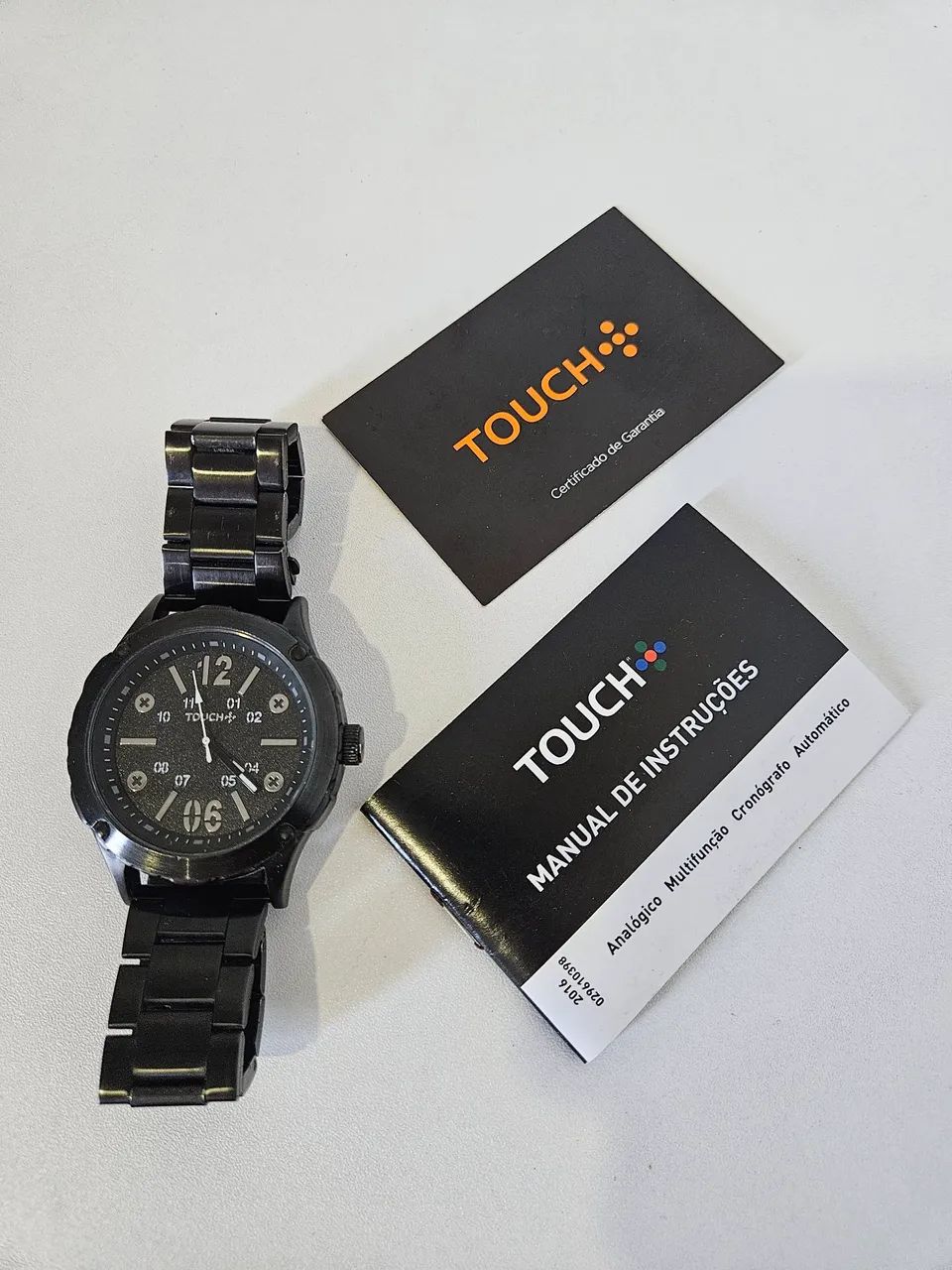 Relógio Masculino Original TOUCH (TECHNOS) - Preto - Foto 2
