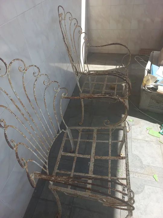 Poltrona de Ferro Artesanal - Foto 4