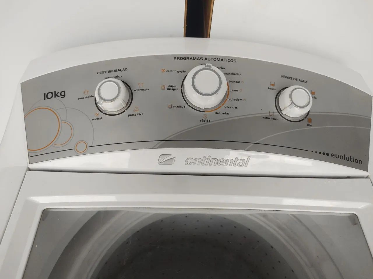 Máquina de Lavar Roupa Continental 10kg Evolution