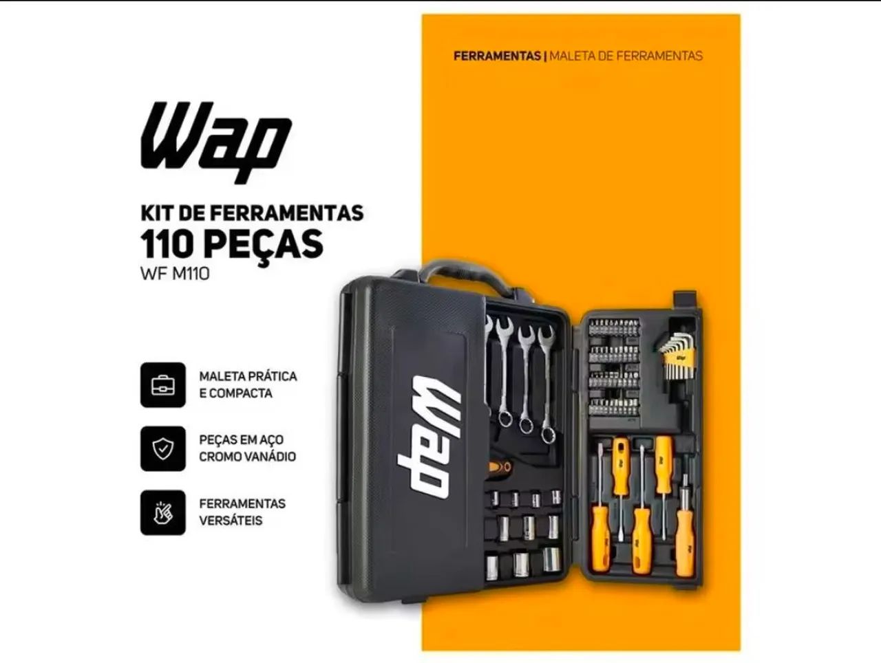Kit Ferramenta Wap 110 peças - Foto 2