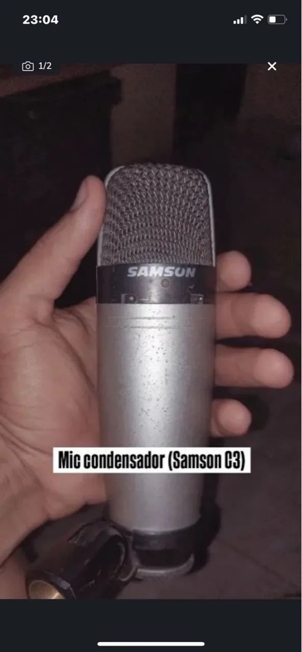 Microfone condensador Samsom
