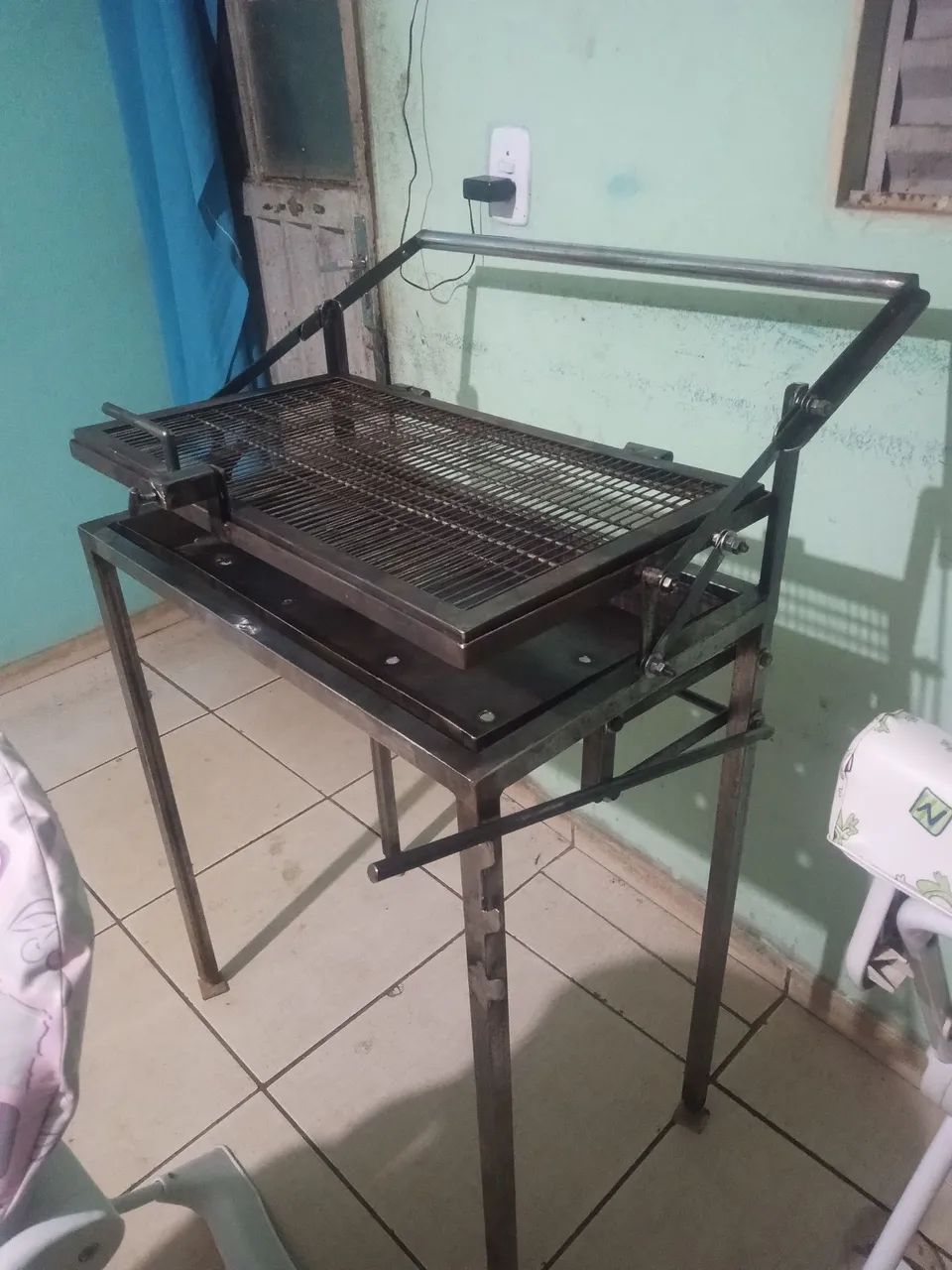 Churrasqueira giratória 