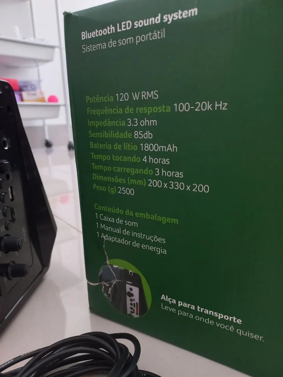 Caixa de som com microfone - Foto 5