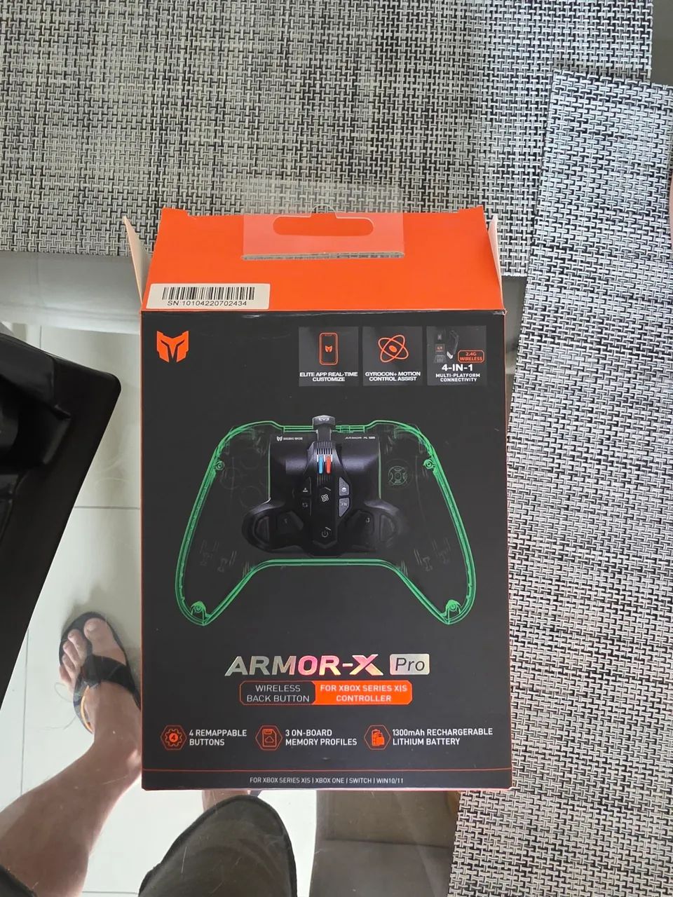 ARMOR-X PRO Covardia sem tamanho kkk<br><br>WIRELESS BACK BUTTON<br><br>Pro
