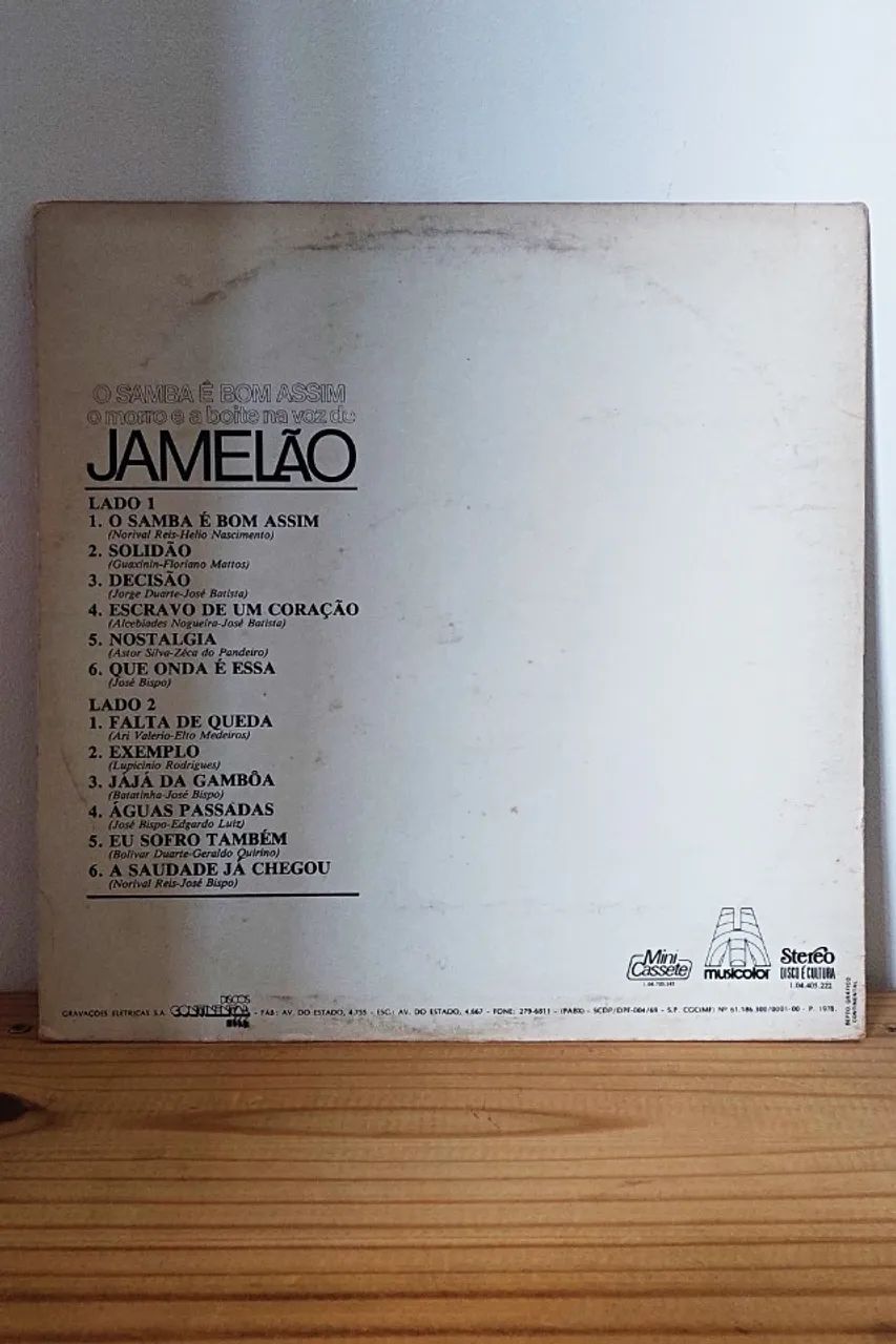 Disco de Vinil Jamelão LP - O Samba É Bom Assim - Foto 2
