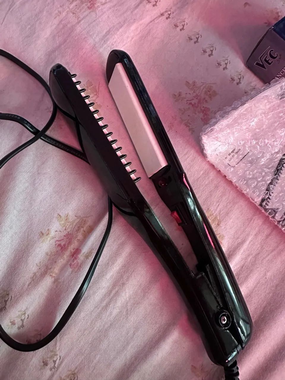 Prancha chapinha cabelo Alisadora VEC PA-101 nova  - Foto 3
