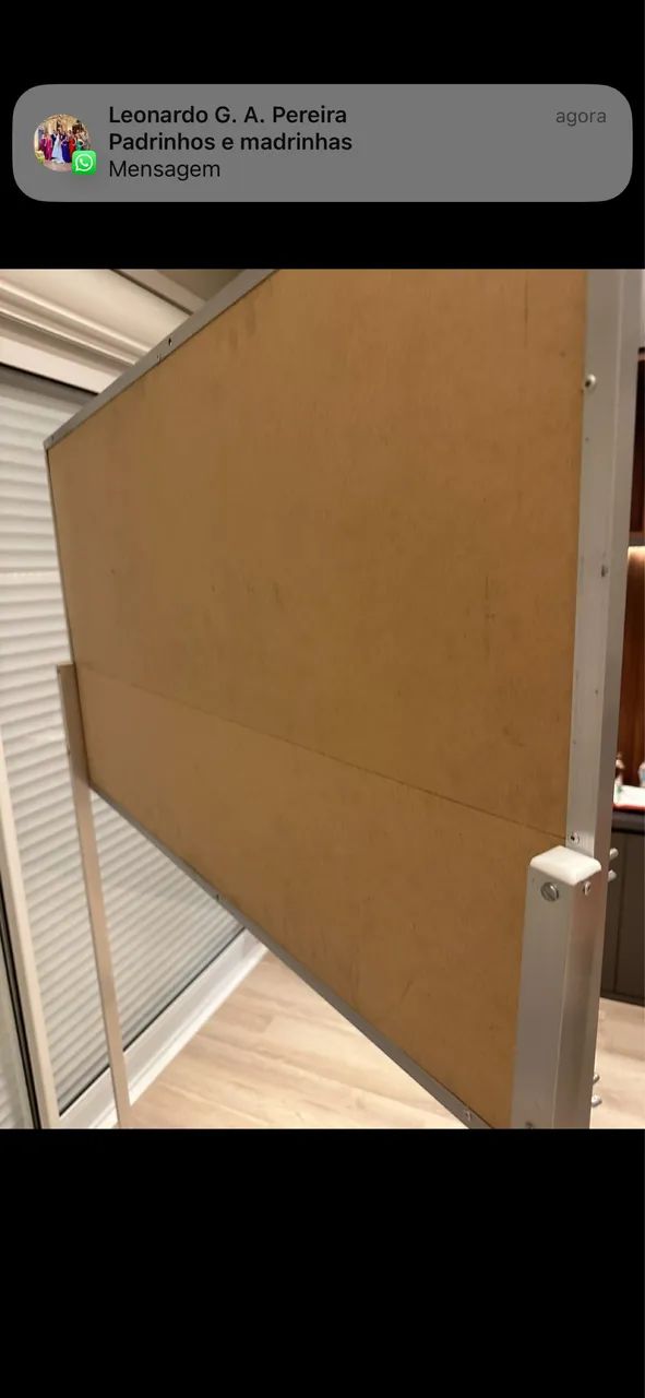 Quadro branco lousa magnético 60x100cm - Foto 4