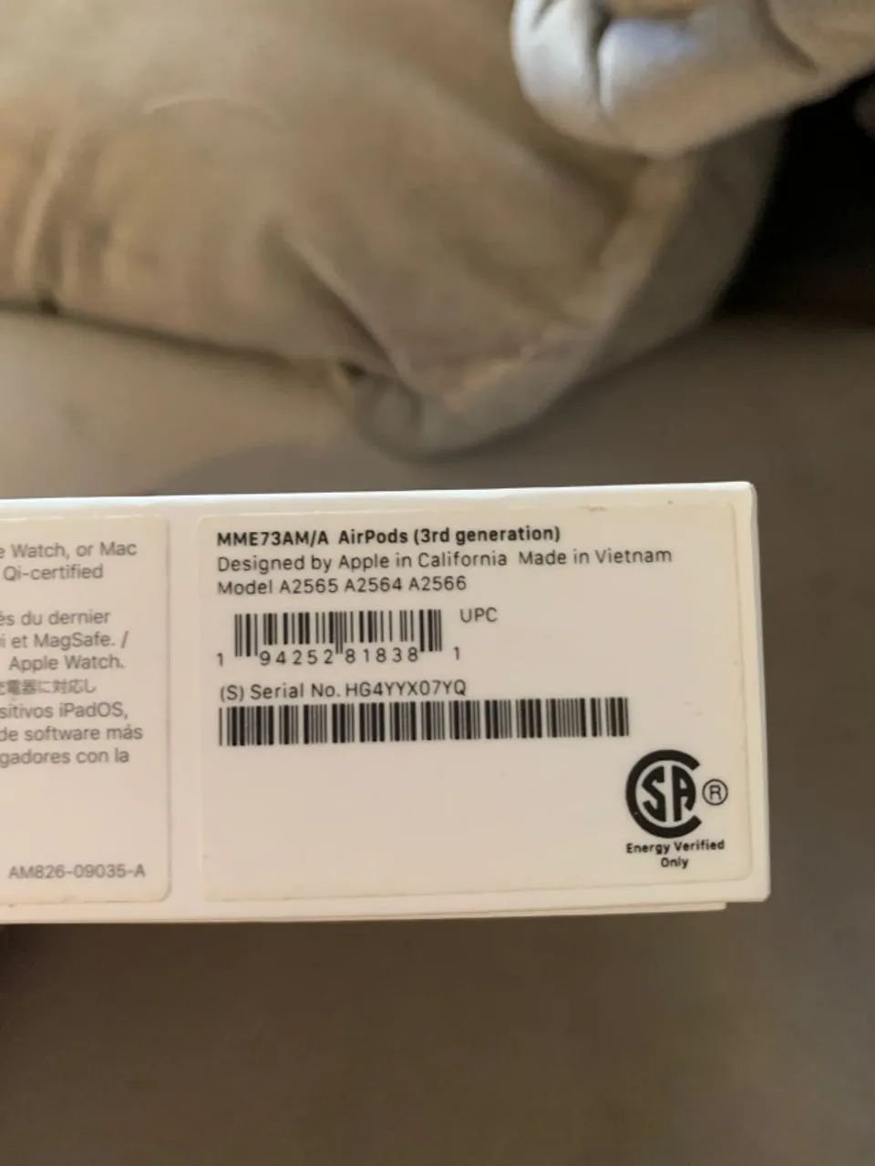 Airpods 3 3ª geração muito conservados. Bateria duranto muito. Funcionando perfeitamente. - Foto 4