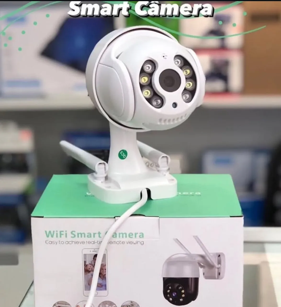 PROMOÇÃO CAMERA WI-FI EXTERNA A PROVA D ÁGUA APP YOOSSE ENTREGAMOS até você