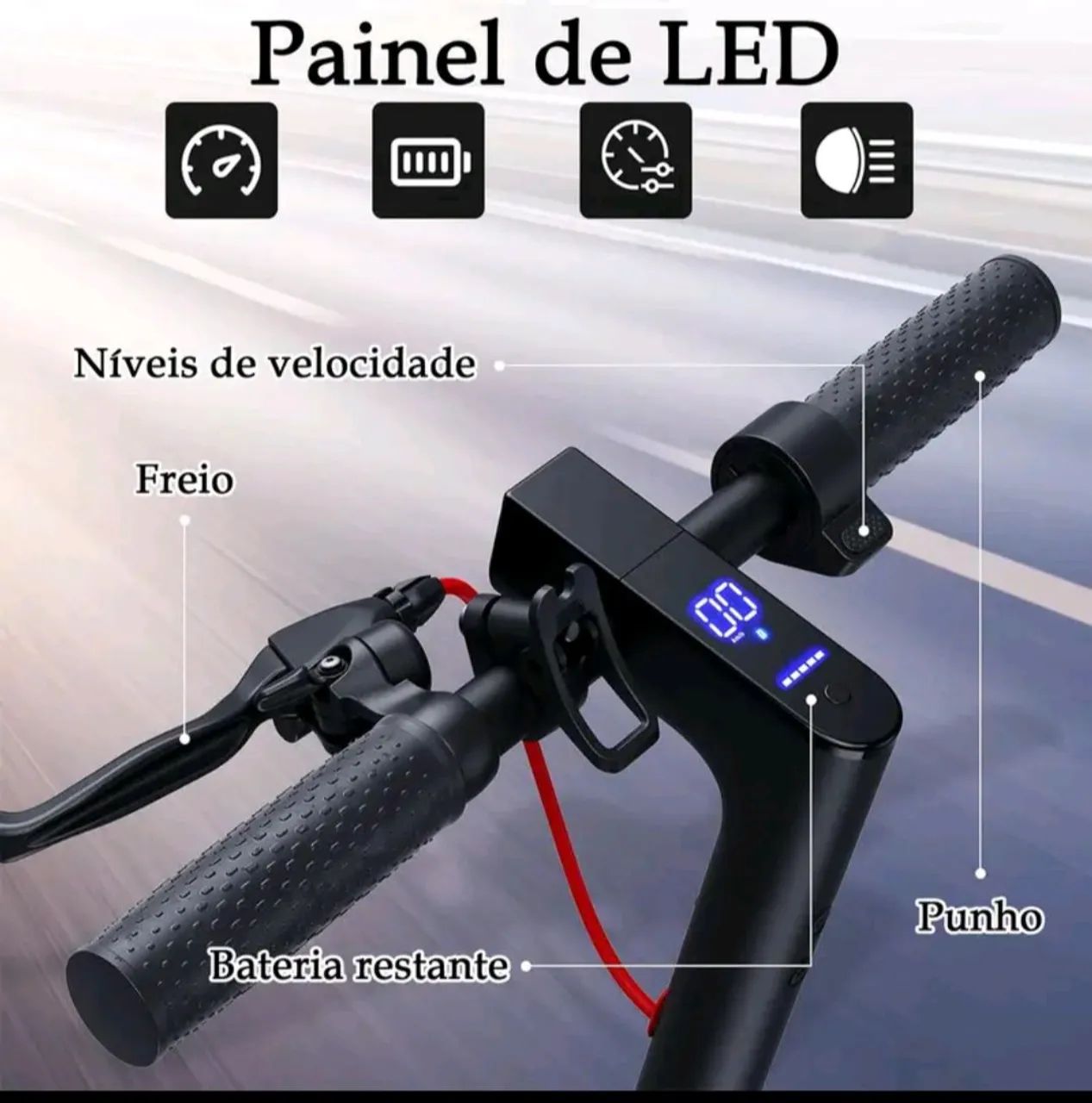 Patinete Elétrico com App e Design Moderno - Foto 4