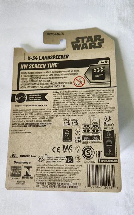Miniatura Hot Wheels Star Wars X-34 Landspeeder - Foto 2