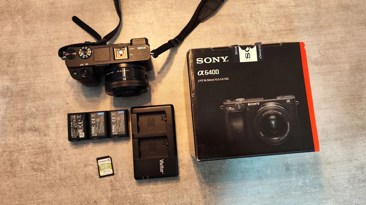 Câmera Sony A6400 + Lente 16-50mm - Foto 3