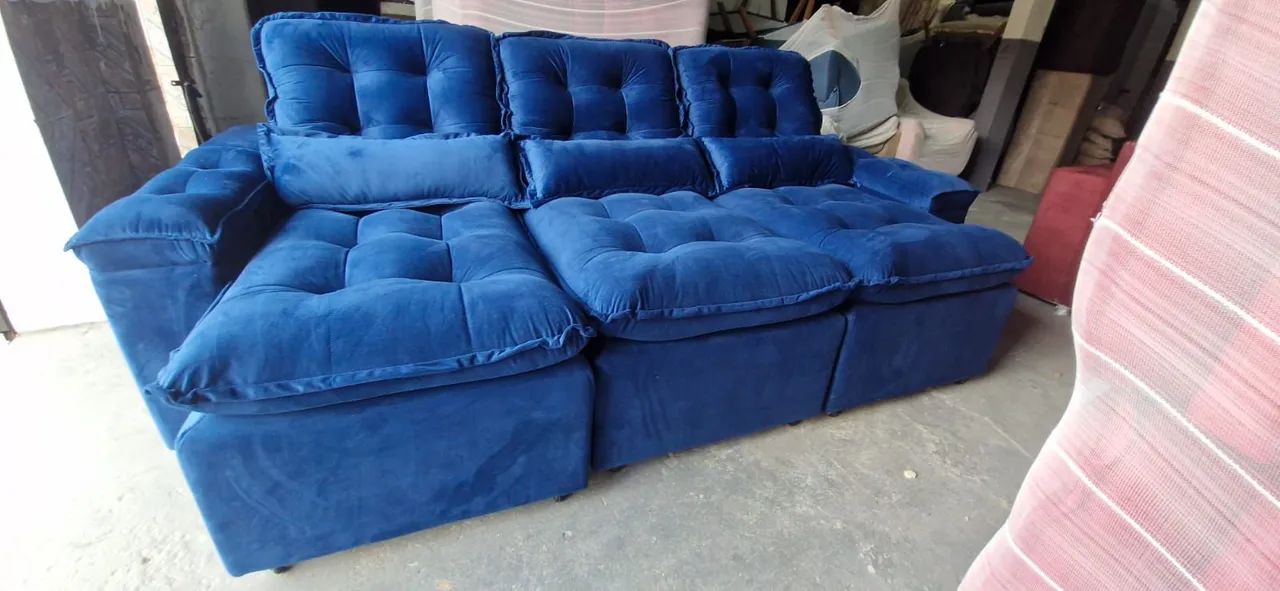 Sofás retrátil e reclinável Premium, A pronta entrega  - Foto 5