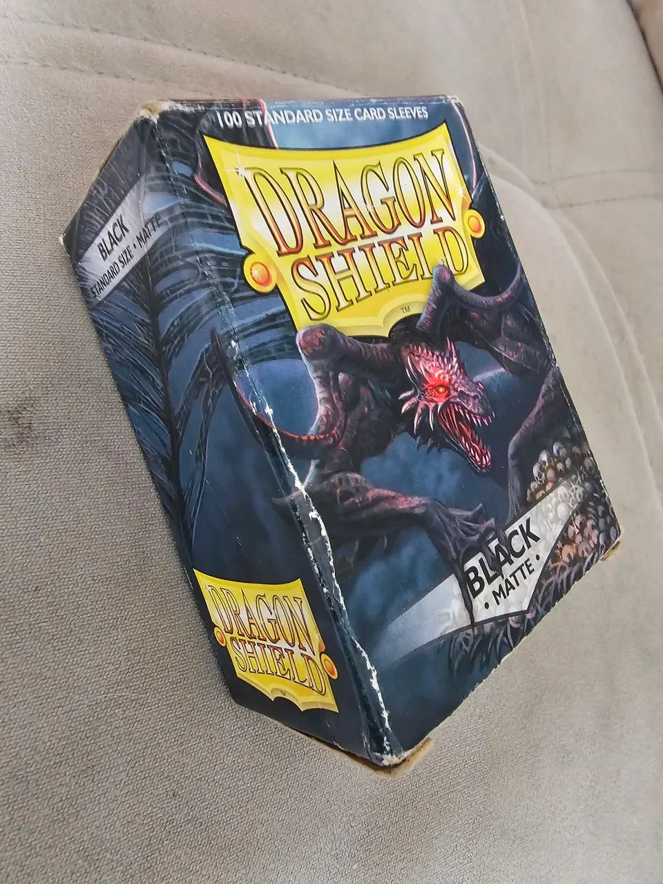 Dragon Shield - 100 Sleeves - Preto Fosco - Foto 2