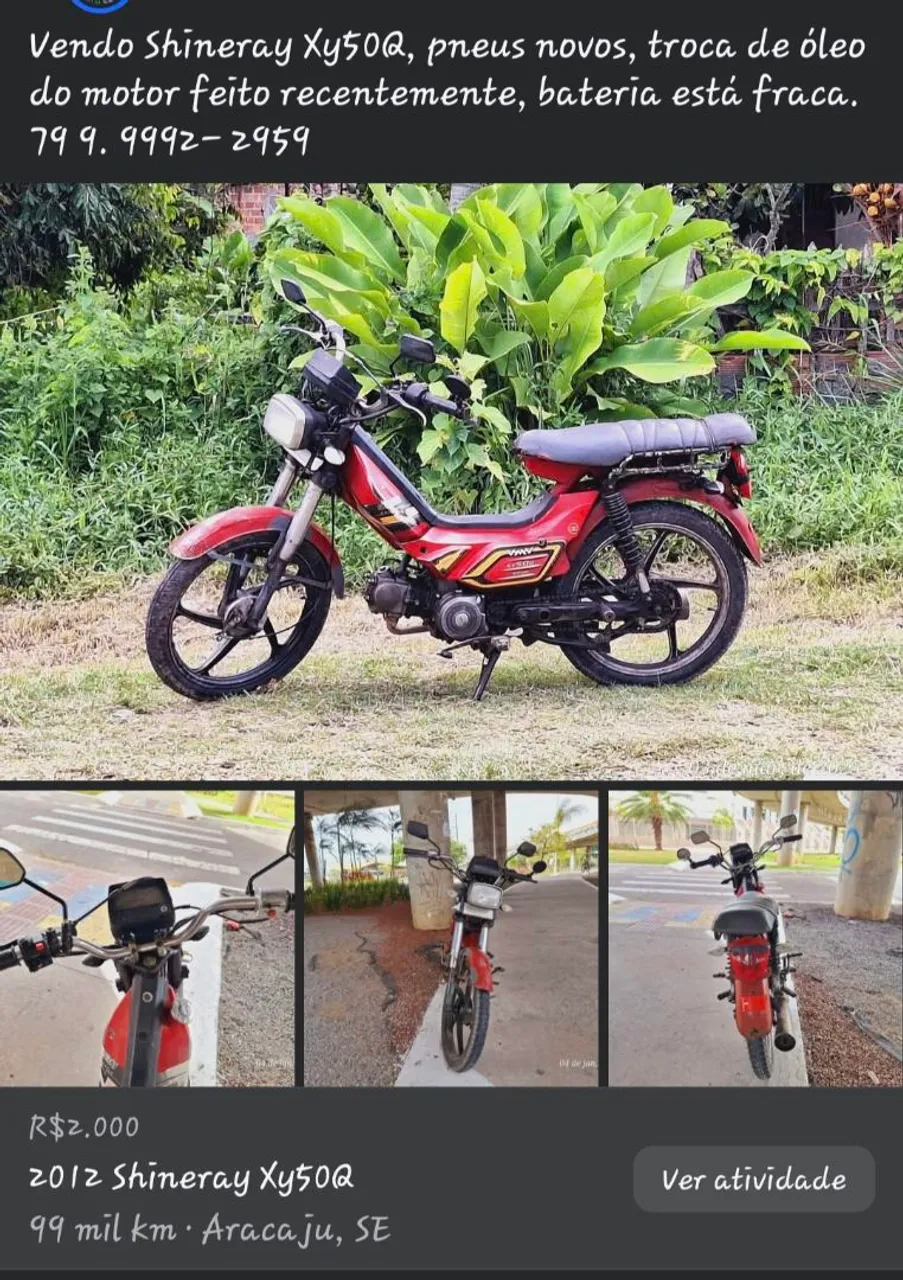Moto Shineray Xy50Q