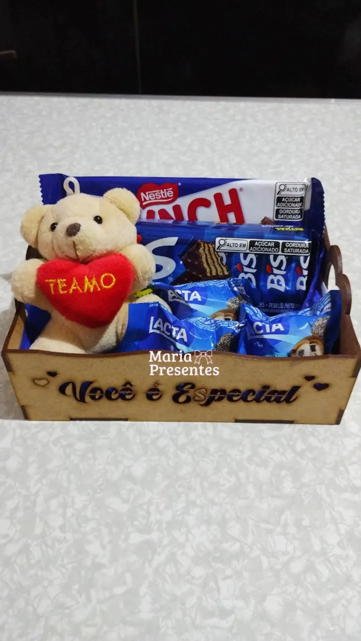 Caixa mdf presente você é especial