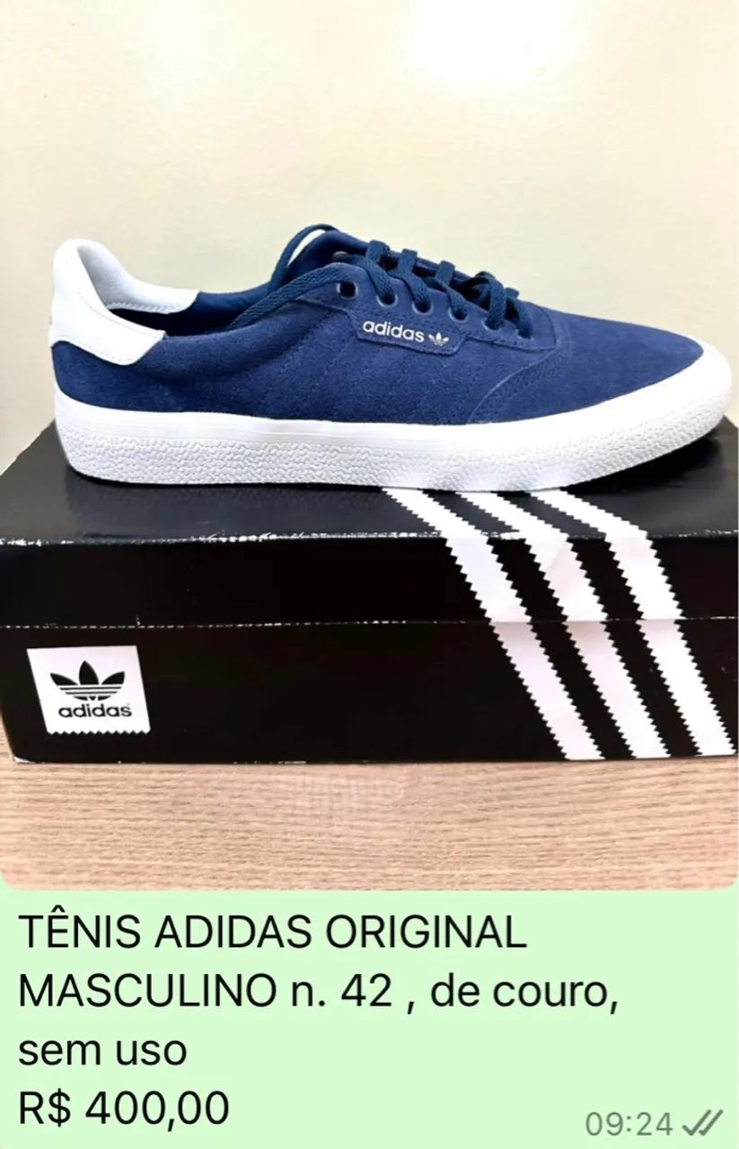 Tênis Adidas Original Masculino 42 Couro