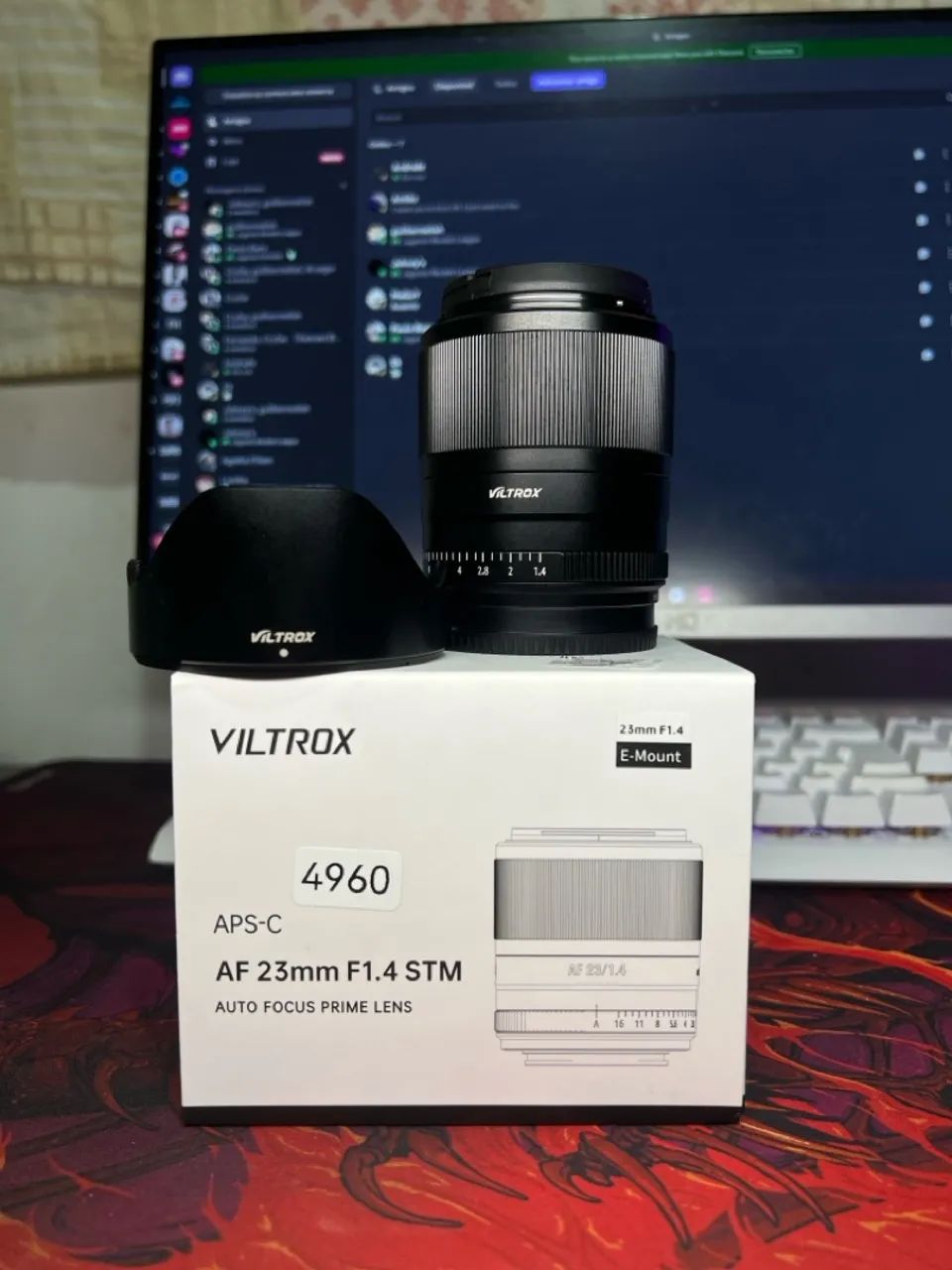 Lente Viltrox AF 23mm f/1.4 para câmera Sony E-mount - Foto 4