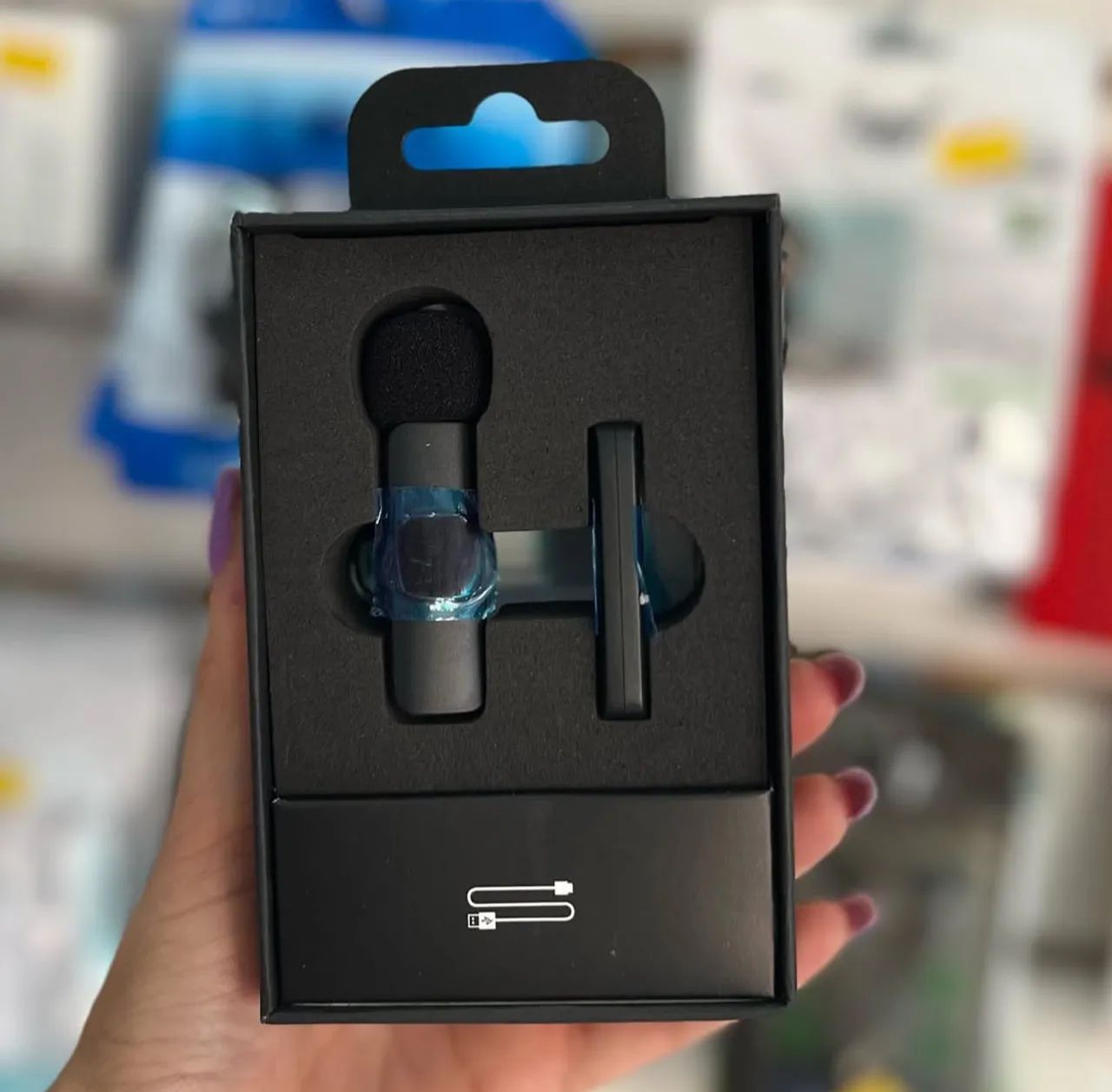 Microfone Wireless Onistek MC804 - Compatível com IOS e Type-C - Foto 2