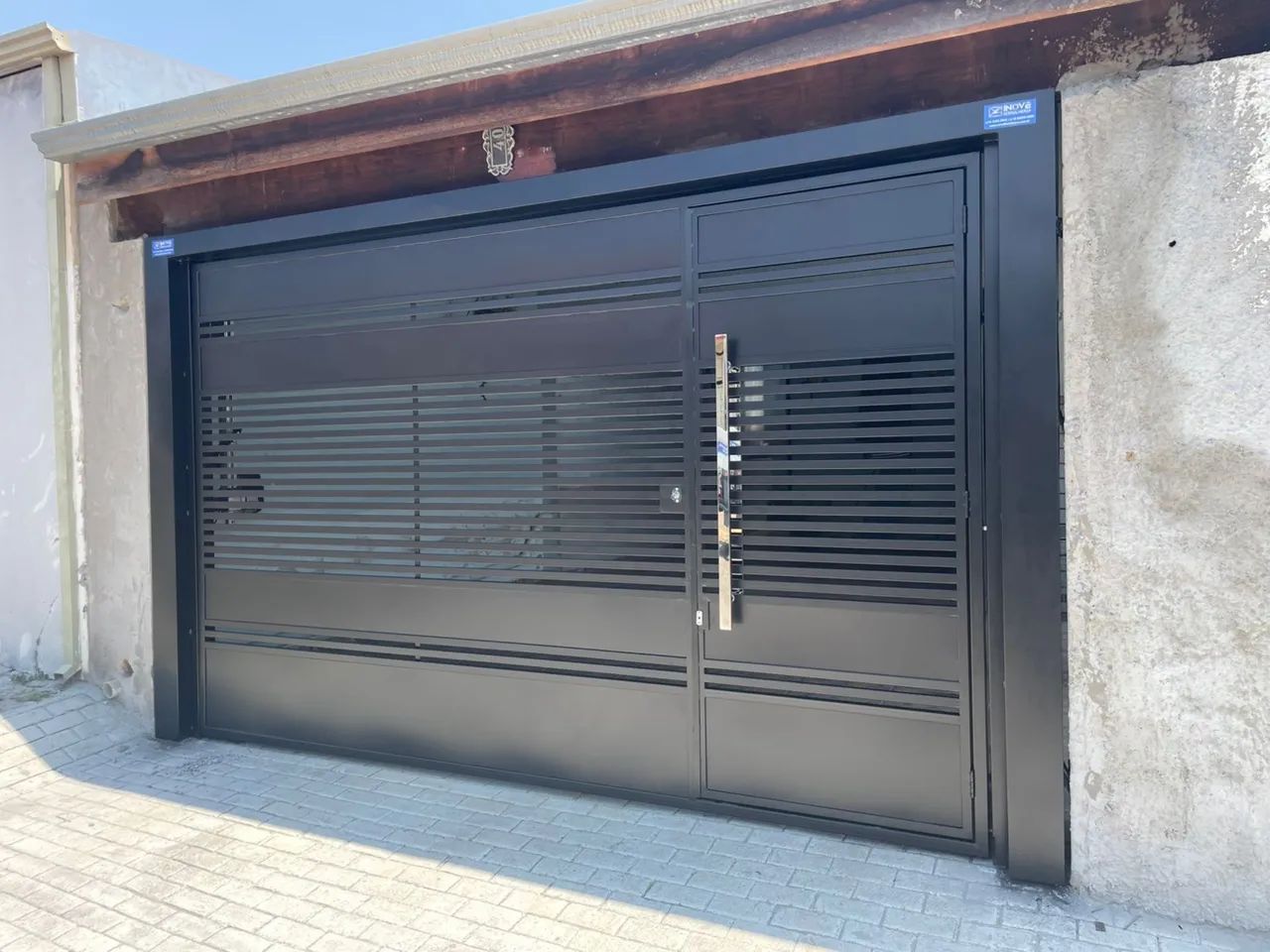 Portões eletrônicos em aço ?64198284732803120