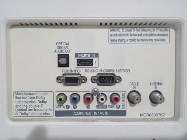 TV LG 42LX330C 42 polegadas (Tela Quebrada) - Foto 4