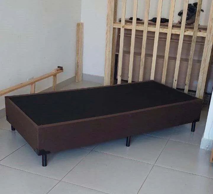 Base para cama box rosa preta marrom cinza bege  - Foto 2