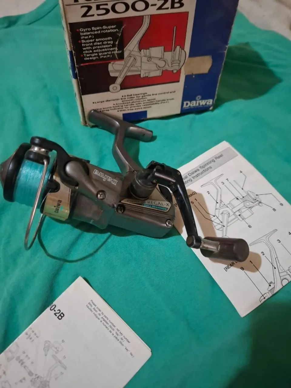 molinete daiwa regal -x 2500 2b 