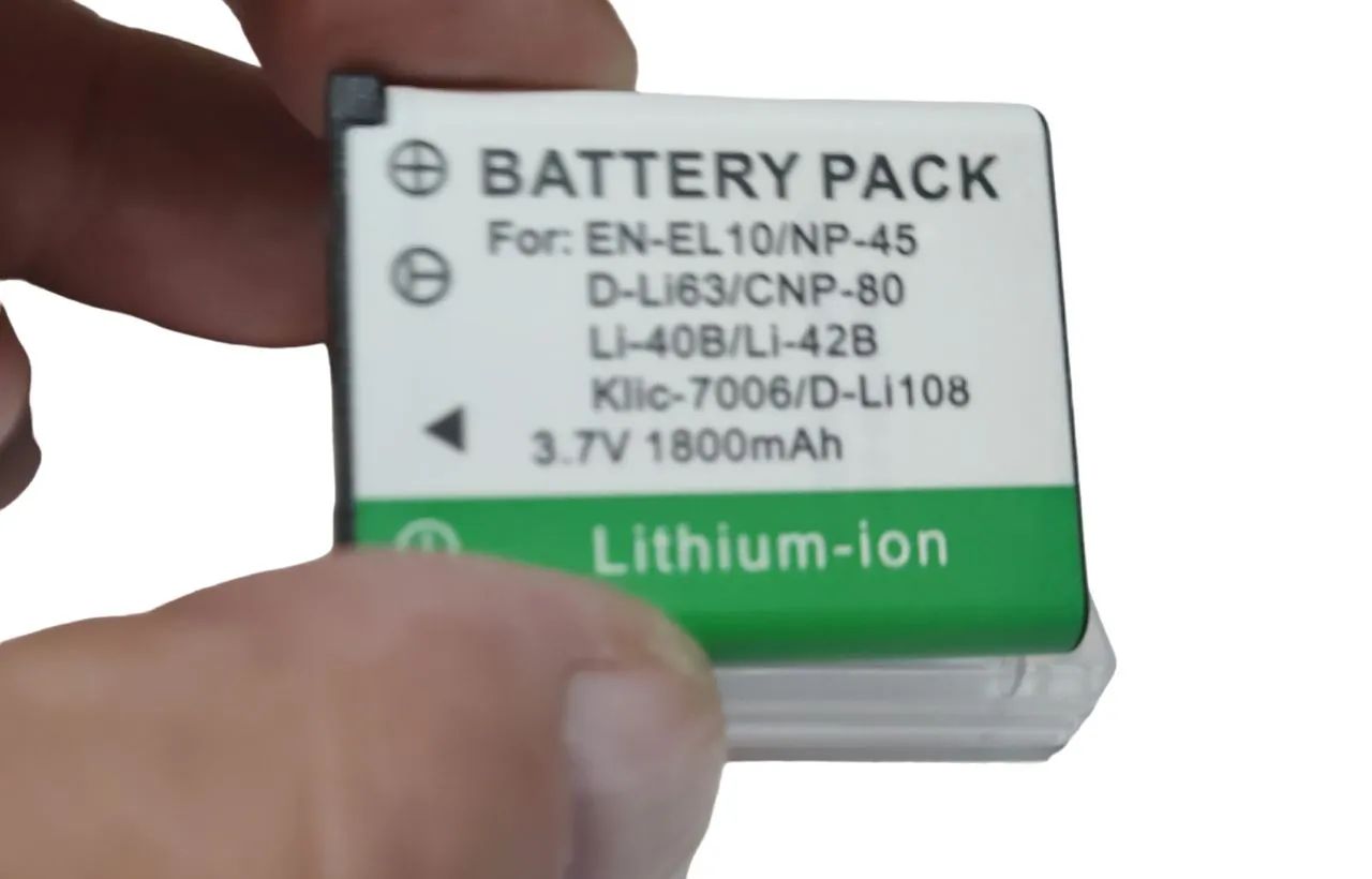 Bateria En-El10 Probty 1800 Mah Pc14R Dl-I63 W36  Arctis Casio NP82 Fujifilm NP45 K7006