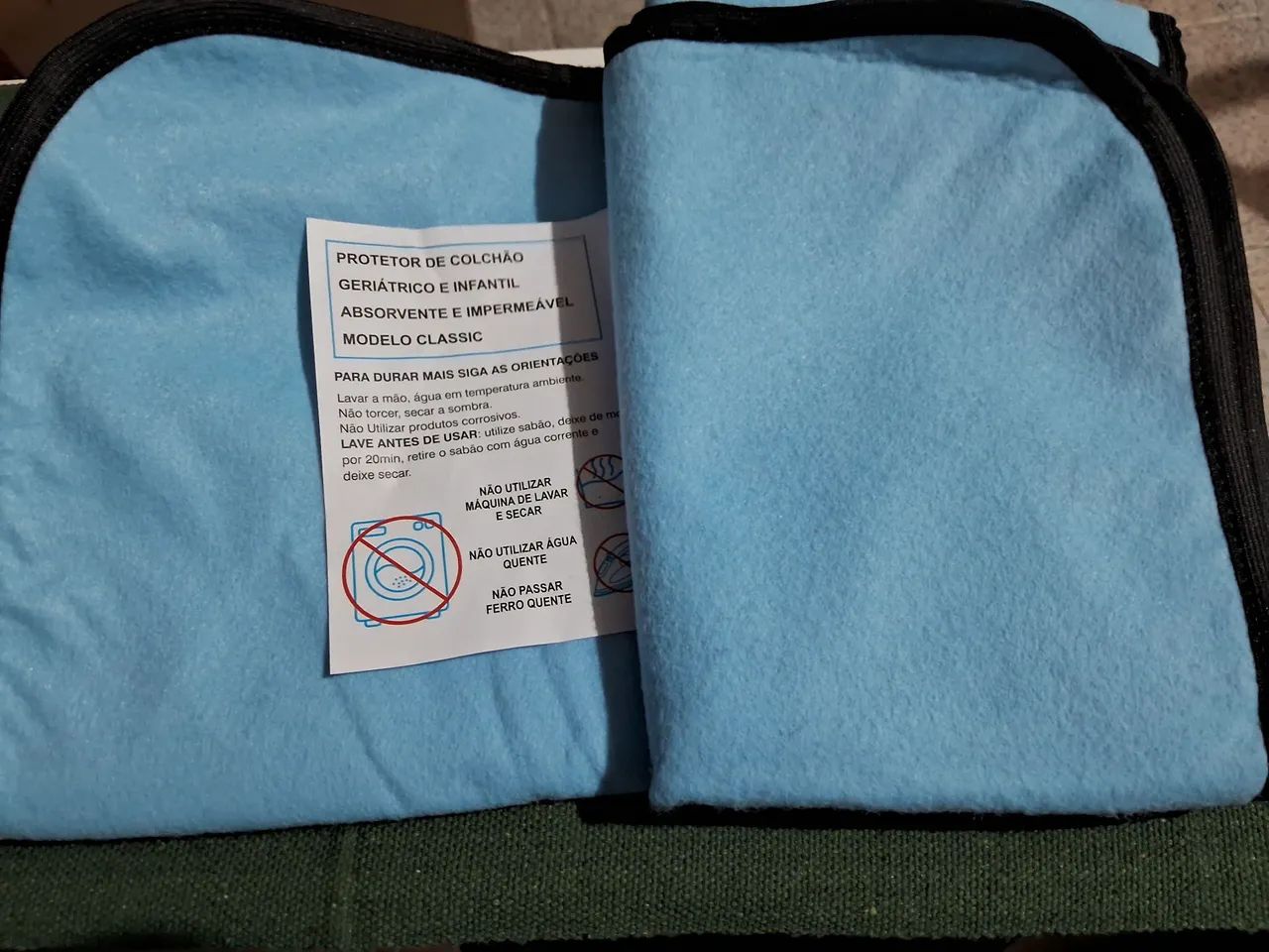 Protetor colchão absorvente/impermeável 